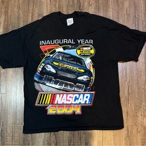 Nascar Black Kids T-Shirt with Colorful Graphics